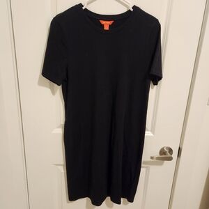 Black T-shirt dress